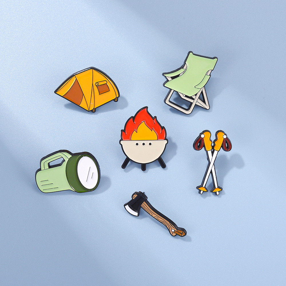 Creative Camping Tent lighting Alloy Brooches Outdoor Travel Series Badges Modeling Backpack Brooch Pins Packaging Jewelry Accessories
Creative Camping Tent lighting Alloy Brooches Outdoor Travel Series Badges Modeling Backpack Brooch Pins Packaging Jewelry Accessories