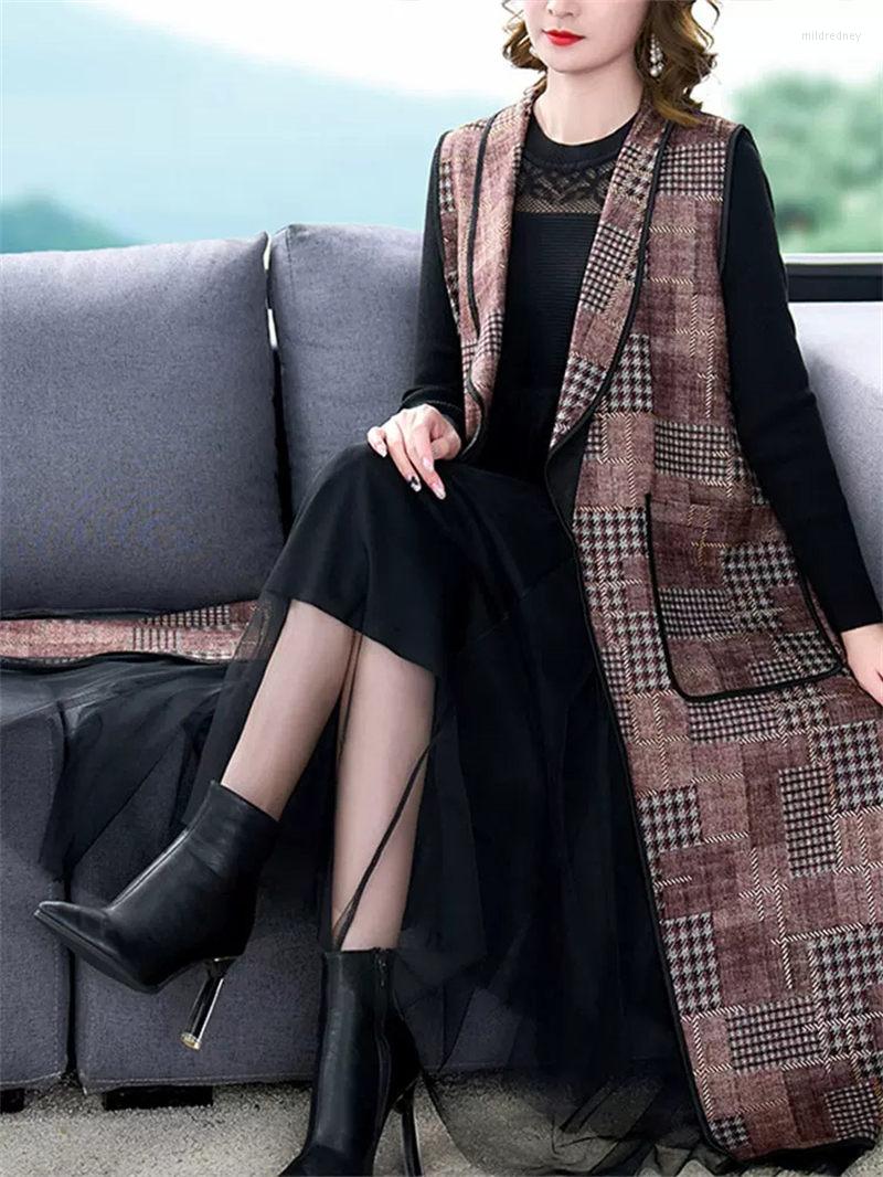 Women's Vests Sleeveless Vest Coat 2022 Autumn And Winter Trendy Large Size Women's Loose Versatile Long Windbreaker Waistcoat Jacket, Gray
Women's Vests Sleeveless Vest Coat 2022 Autumn And Winter Trendy Large Size Women's Loose Versatile Long Windbreaker Waistcoat Jacket, Gray