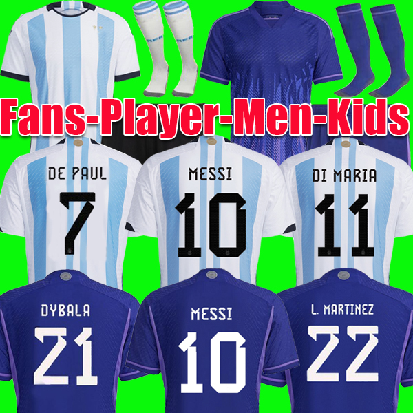 2022 Argentina soccer Jerseys MARADONA DE PAUL Fans player version MARTINEZ ALVAREZ di maria 22 23 football shirt Camisetas de futbol Men Kids kit sets uniforms socks, Home patch
2022 Argentina soccer Jerseys MARADONA DE PAUL Fans player version MARTINEZ ALVAREZ di maria 22 23 football shirt Camisetas de futbol Men Kids kit sets uniforms socks, Home patch