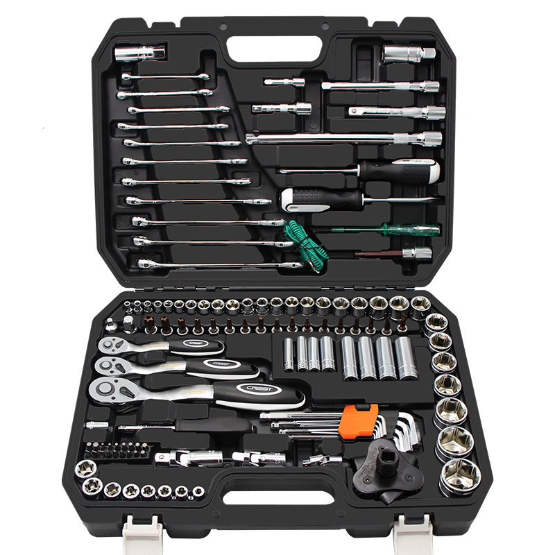 Other Hand Tools Car Repair Tool Set Mechanical Box 1 4 inch Socket Wrench Ratchet Screwdriver Kit Multi function 221207
