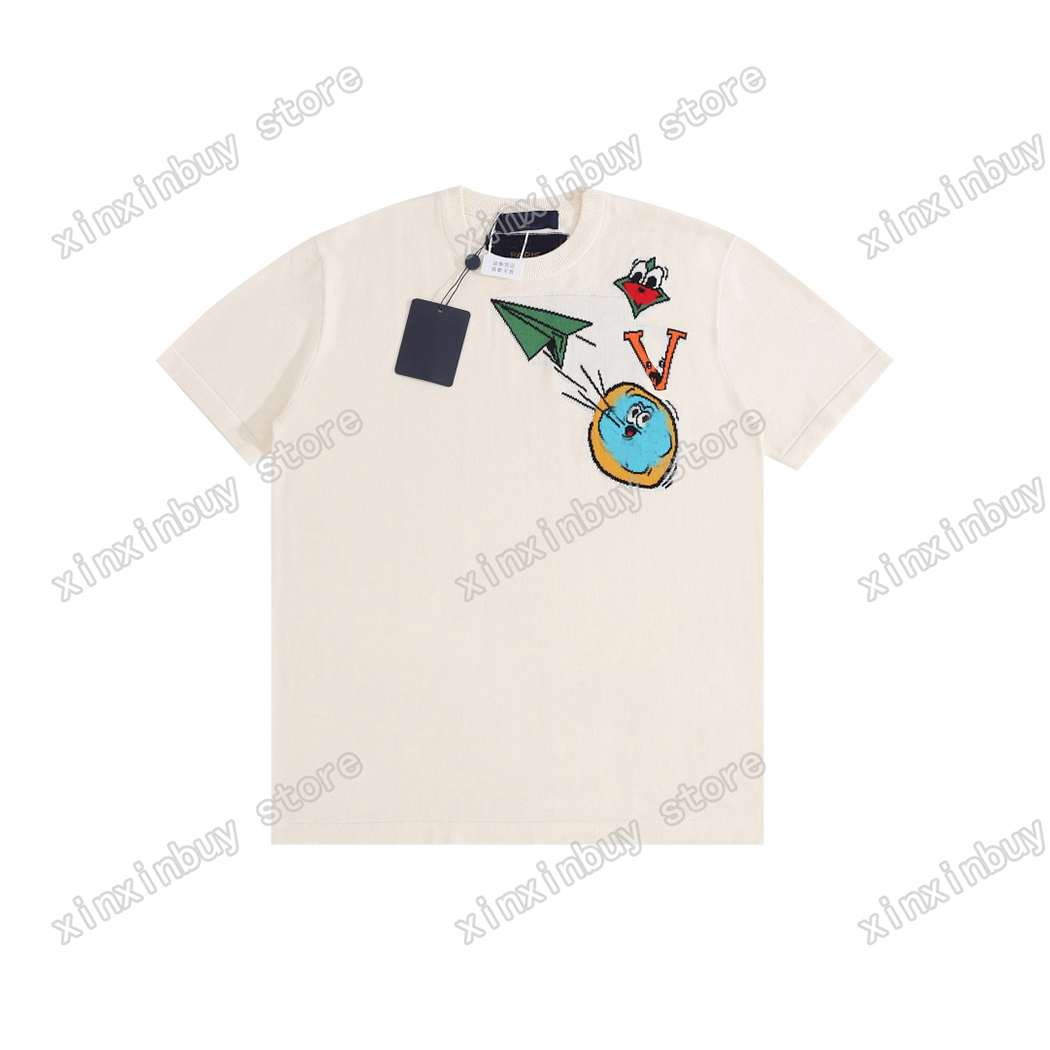 xinxinbuy Men designer Tee t shirt Paris Paper Plane letters Knitted short sleeve cotton women white black XS-L, 01
xinxinbuy Men designer Tee t shirt Paris Paper Plane letters Knitted short sleeve cotton women white black XS-L, 01