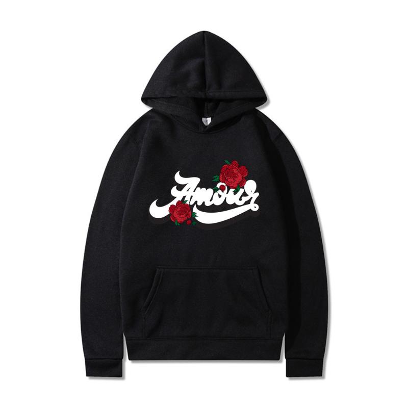 Men' Hoodies & Sweatshirts Hooded Sweatshirt Fleece Korean Jogging Hoodie Man Women Rose Flower Print Casual Top Coat Pulovers Long Sleeve
Men' Hoodies & Sweatshirts Hooded Sweatshirt Fleece Korean Jogging Hoodie Man Women Rose Flower Print Casual Top Coat Pulovers Long Sleeve