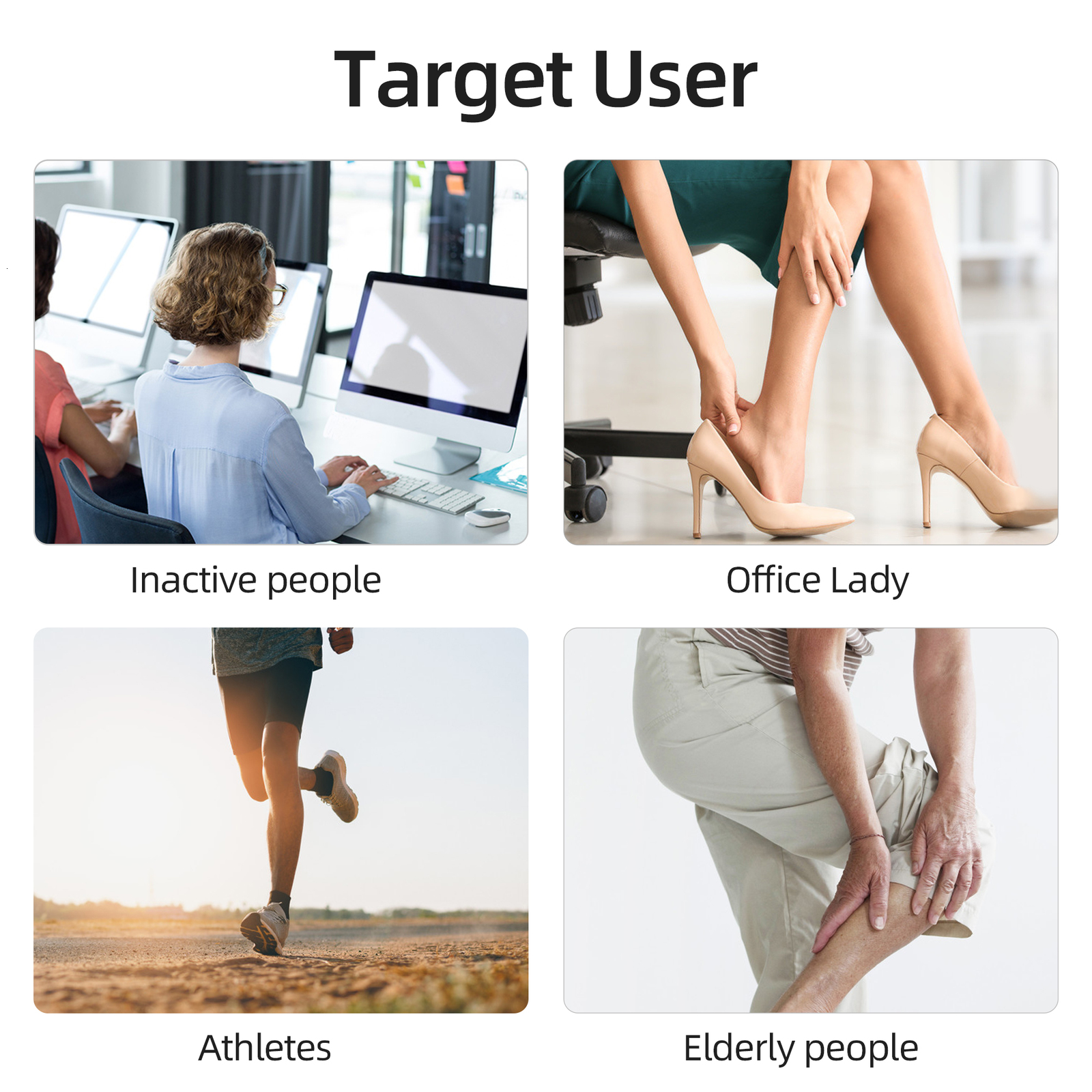 Leg Massagers iKEEPFIT Electric Massager Wireless with Air Compression Rechargeable for Pain Relief Calf Muscle Fatigue Relax Massage 221208