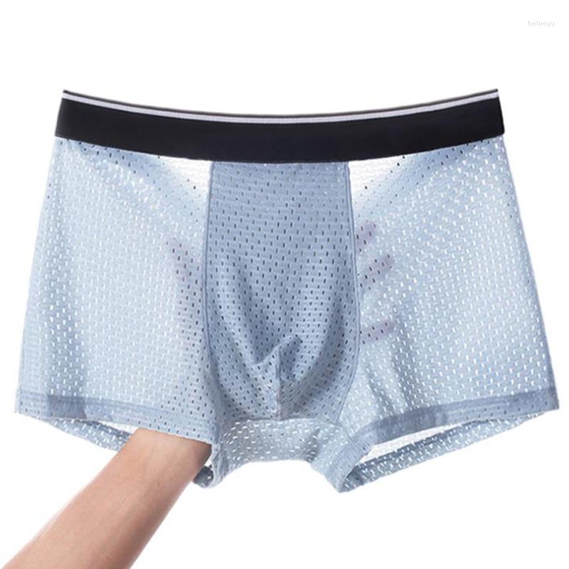 Underpants Men's Ice Silk Underwear Large Size Modal Bamboo Fiber Mesh Transparent Breathable Seamless Boxer Quick Dry Mid Waist Briefs, Black
Underpants Men's Ice Silk Underwear Large Size Modal Bamboo Fiber Mesh Transparent Breathable Seamless Boxer Quick Dry Mid Waist Briefs, Black