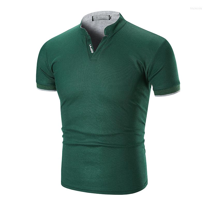 Men' Polos Men Summer Solid Color Stand Collar Casual POLO Shirt Loose Cotton Comfort Short Sleeve, Black
Men' Polos Men Summer Solid Color Stand Collar Casual POLO Shirt Loose Cotton Comfort Short Sleeve, Black