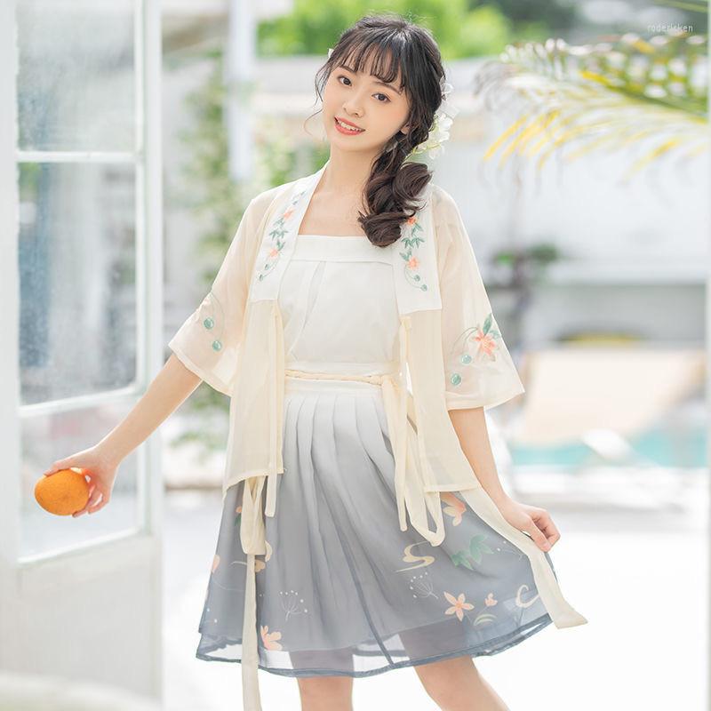 Ethnic Clothing Women Chinese Traditional Hanfu Stage Performance Costumes Embroidered Oriental Fairy Folk Dance Tops Skirt Set
Ethnic Clothing Women Chinese Traditional Hanfu Stage Performance Costumes Embroidered Oriental Fairy Folk Dance Tops Skirt Set