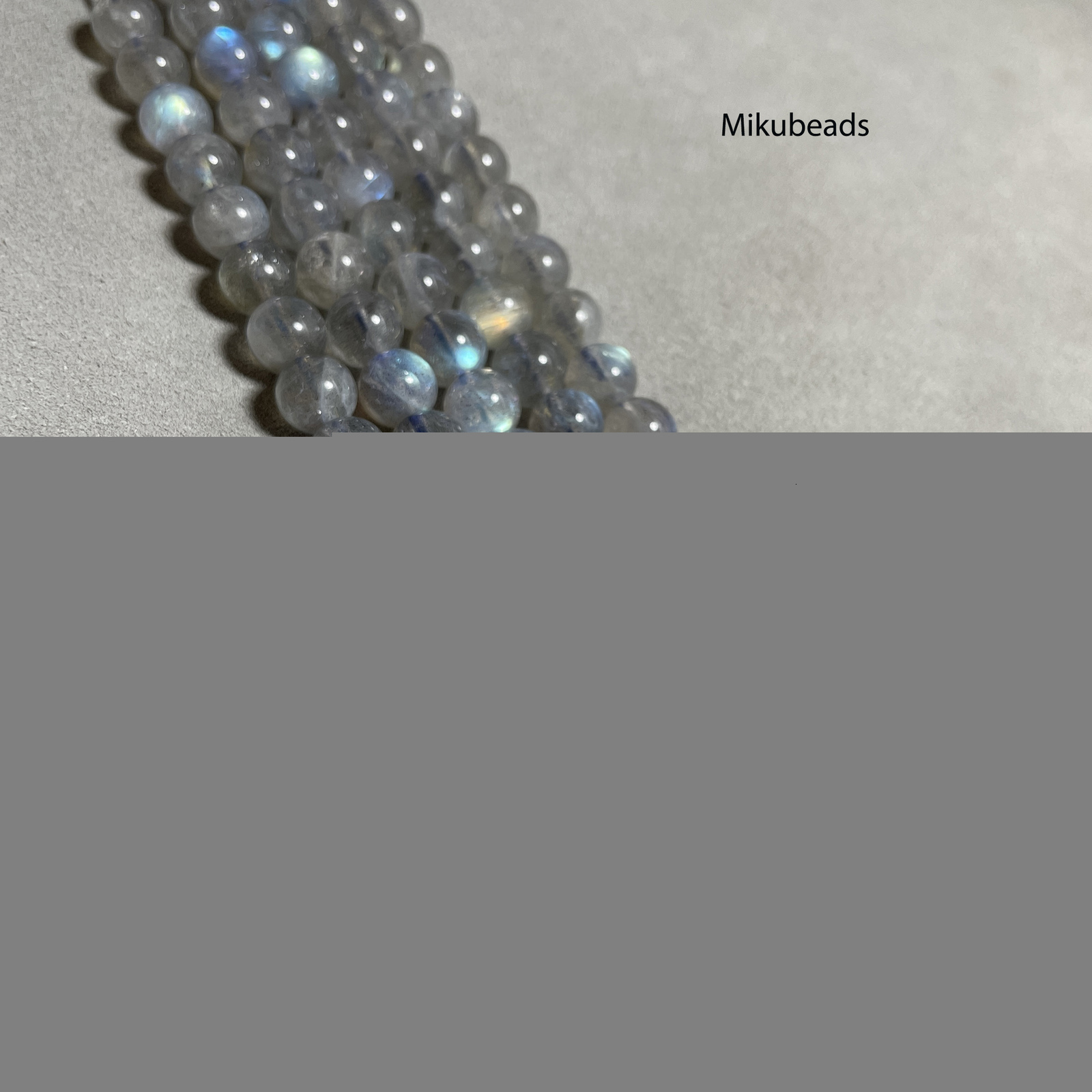 Beaded Necklaces Wholesale Natural 7.5mm A Madagascar Labradorite Smooth Round Loose Beads For Making Jewelry DIY Stone Necklace Strand 221207