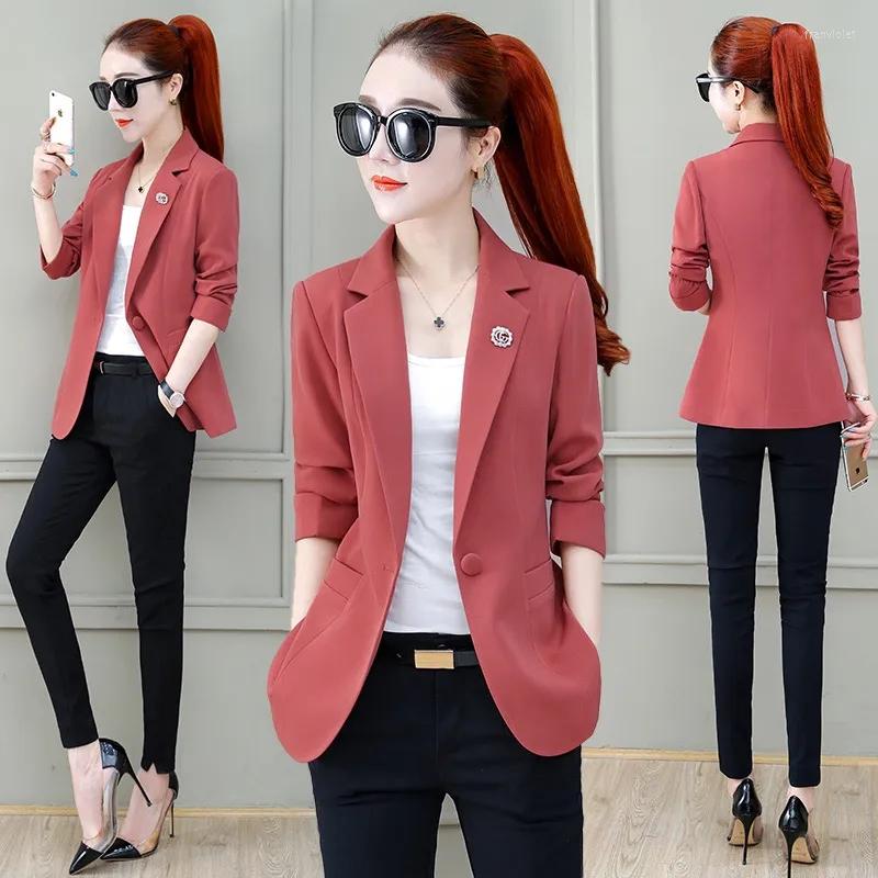 Women's Suits Women's Suit Jacket 2022 Women Blazer Spring Autumn Lady Top Coat All-match Slim Casual Korean, Red
Women's Suits Women's Suit Jacket 2022 Women Blazer Spring Autumn Lady Top Coat All-match Slim Casual Korean, Red