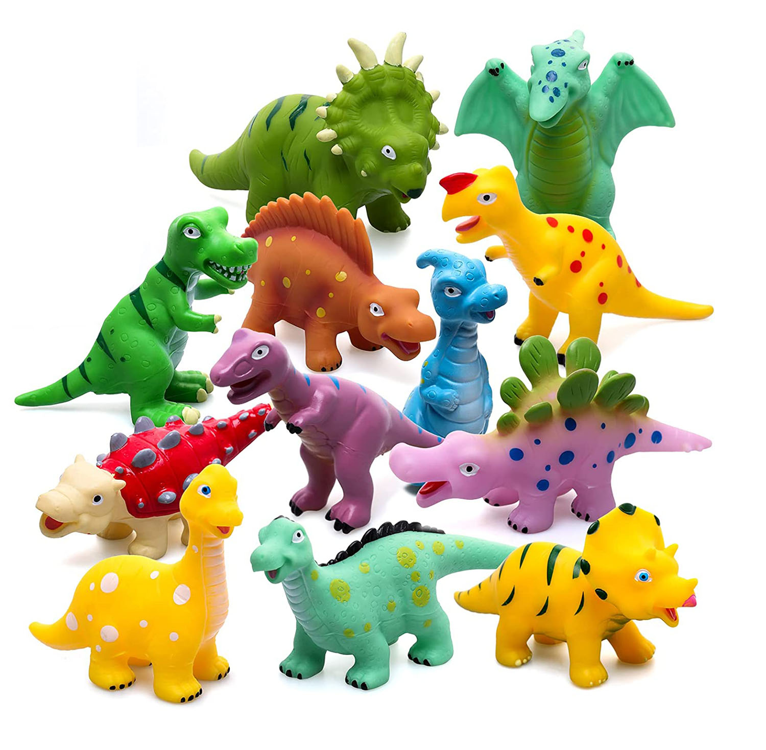Baby Soft Dinosaur Bath Toys for Toddler 4 Mold Free Kids Bathtub Pool Toy Floating Squeeze to Spray Animals Friends
Baby Soft Dinosaur Bath Toys for Toddler 4 Mold Free Kids Bathtub Pool Toy Floating Squeeze to Spray Animals Friends