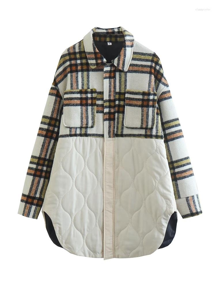 Women' Down MESTTRAF 2022 Women Sexy Lattice Splicing Asymmetrical Winter Jackets Warm Elegant Parkas Vintage Long Sleeve Female Outerwear, Picture shown
Women' Down MESTTRAF 2022 Women Sexy Lattice Splicing Asymmetrical Winter Jackets Warm Elegant Parkas Vintage Long Sleeve Female Outerwear, Picture shown