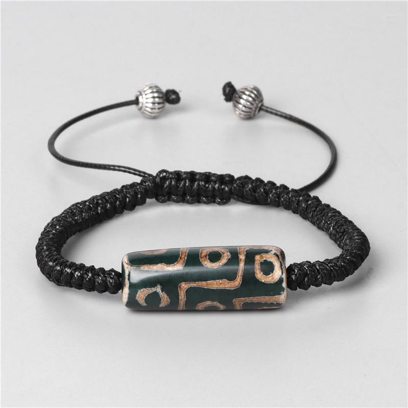 Strand Natural Stone Tibet Dzi Bracelet Handmade Braided Beads Multicolor Tribal Graphics Bracelets Men Women Prayer Jewelry
Strand Natural Stone Tibet Dzi Bracelet Handmade Braided Beads Multicolor Tribal Graphics Bracelets Men Women Prayer Jewelry