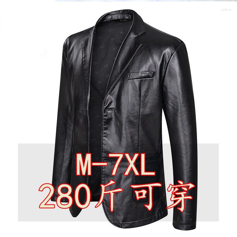 Men's Down Plus Size Leather Suit Loose Lapel Coat Fashionable Fat Casual Jacket, Black
Men's Down Plus Size Leather Suit Loose Lapel Coat Fashionable Fat Casual Jacket, Black