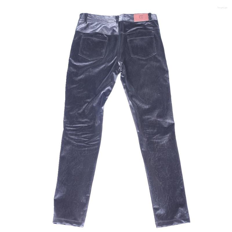 Men' Pants Men Sexy Slim Faux Leather Motorcycle Trousers Tight Stretchy Casual Stylish, Black
Men' Pants Men Sexy Slim Faux Leather Motorcycle Trousers Tight Stretchy Casual Stylish, Black