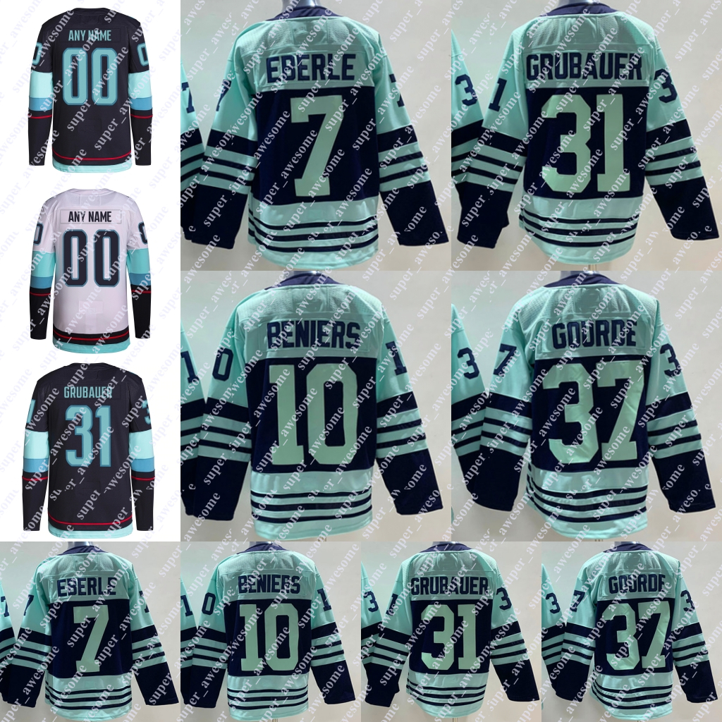 10 Matty Beniers Jersey 7 Eberle 31 Philipp Grubauer 37 Yanni Gourde 13 Brandon Tanev Hockey Jerseys Navy White Teal Stitched
10 Matty Beniers Jersey 7 Eberle 31 Philipp Grubauer 37 Yanni Gourde 13 Brandon Tanev Hockey Jerseys Navy White Teal Stitched