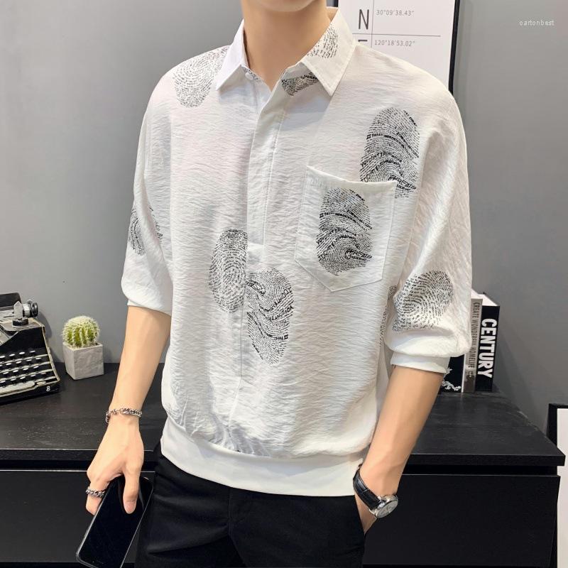 Men's Casual Shirts Men Fashion Youth 2022 Shirt Black And White Three Quarter Daily Summer Print Pullover T, As picture color
Men's Casual Shirts Men Fashion Youth 2022 Shirt Black And White Three Quarter Daily Summer Print Pullover T, As picture color
