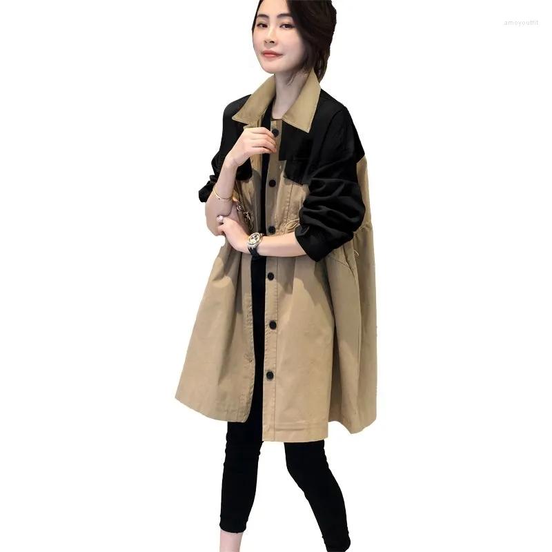 Women's Trench Coats 2022 Spring Autumn Coat Khaki Women's Korean Causal Windbreaker Female Slim Mid Long Overcoat Ladies Tops
Women's Trench Coats 2022 Spring Autumn Coat Khaki Women's Korean Causal Windbreaker Female Slim Mid Long Overcoat Ladies Tops