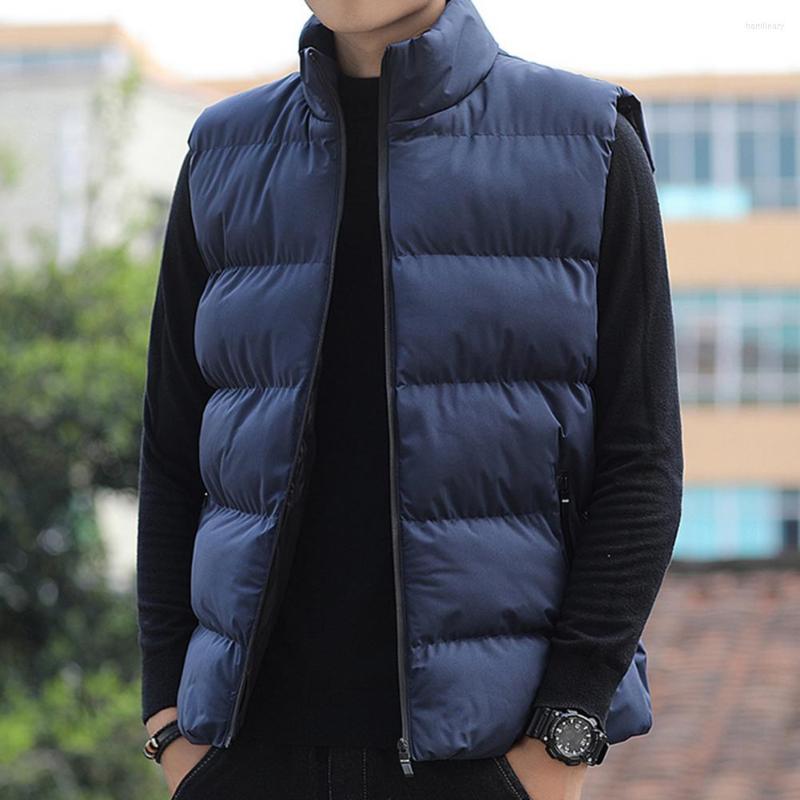Men's Vests Cotton Waistcoat Solid Color Thick Cold-proof Plus Size Winter For Work, Black
Men's Vests Cotton Waistcoat Solid Color Thick Cold-proof Plus Size Winter For Work, Black