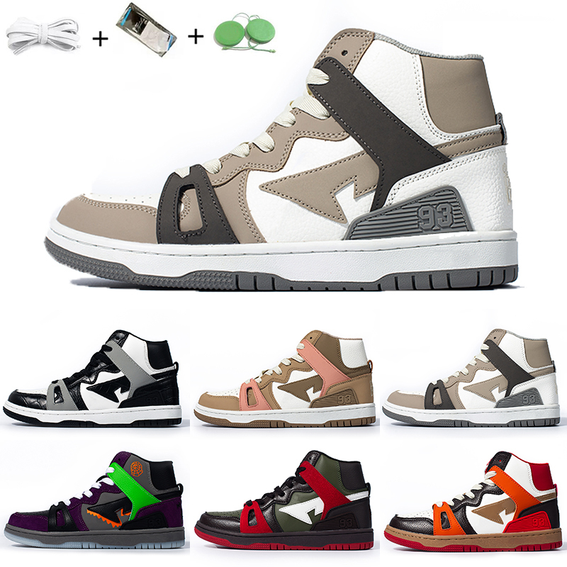 Casual Shoe Bapestas Sta 93 High Men Women Running Shoes Black Light Grey Brown Halloween Olive Green Red Orange Mens Classic Outdoor Trainers Sports Sneakers 36-45, Color#5
Casual Shoe Bapestas Sta 93 High Men Women Running Shoes Black Light Grey Brown Halloween Olive Green Red Orange Mens Classic Outdoor Trainers Sports Sneakers 36-45, Color#5