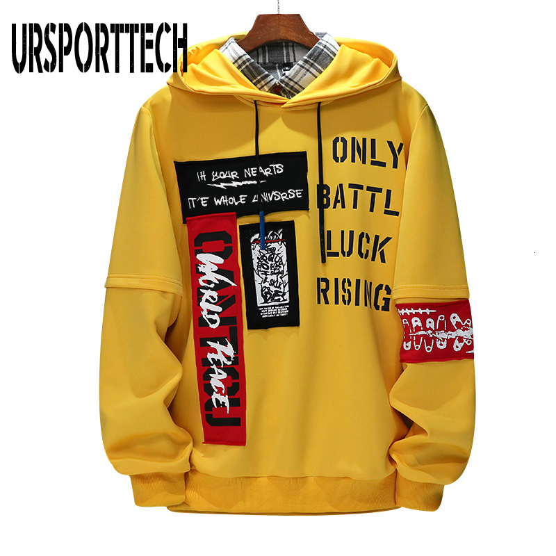Mens Hoodies Sweatshirts URSPORTTECH Brand Letter Print Long Sleeve Hoodie Hip Hop Streetwear Clothing Plus Size M4XL 221207, Black
Mens Hoodies Sweatshirts URSPORTTECH Brand Letter Print Long Sleeve Hoodie Hip Hop Streetwear Clothing Plus Size M4XL 221207, Black