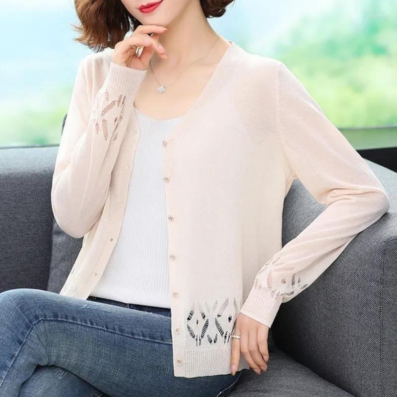 Women' Knits Coat Women Spring 2022 Summer Cardigan Korean Fashion V Neck Ladies Long Sleeve Knitted Mujer Feminino X122, Black
Women' Knits Coat Women Spring 2022 Summer Cardigan Korean Fashion V Neck Ladies Long Sleeve Knitted Mujer Feminino X122, Black