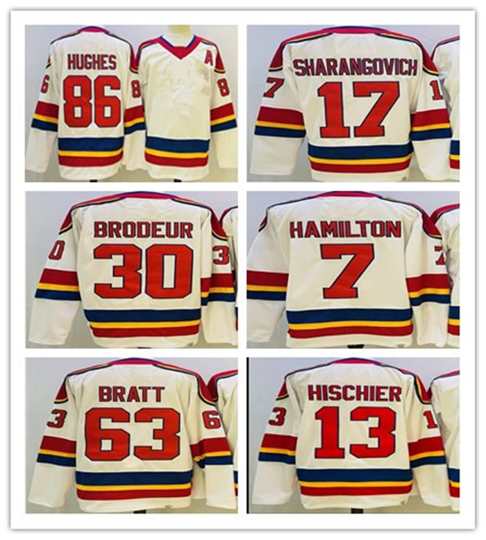 Mens #13 Nico Hischier Reverse Retro hockey jersey #86 Jack Hughes #7 Dougie Hamilton Martin Brodeur Jesper Bratt Yegor Sharangovich White jerseys, 86 hughes
Mens #13 Nico Hischier Reverse Retro hockey jersey #86 Jack Hughes #7 Dougie Hamilton Martin Brodeur Jesper Bratt Yegor Sharangovich White jerseys, 86 hughes