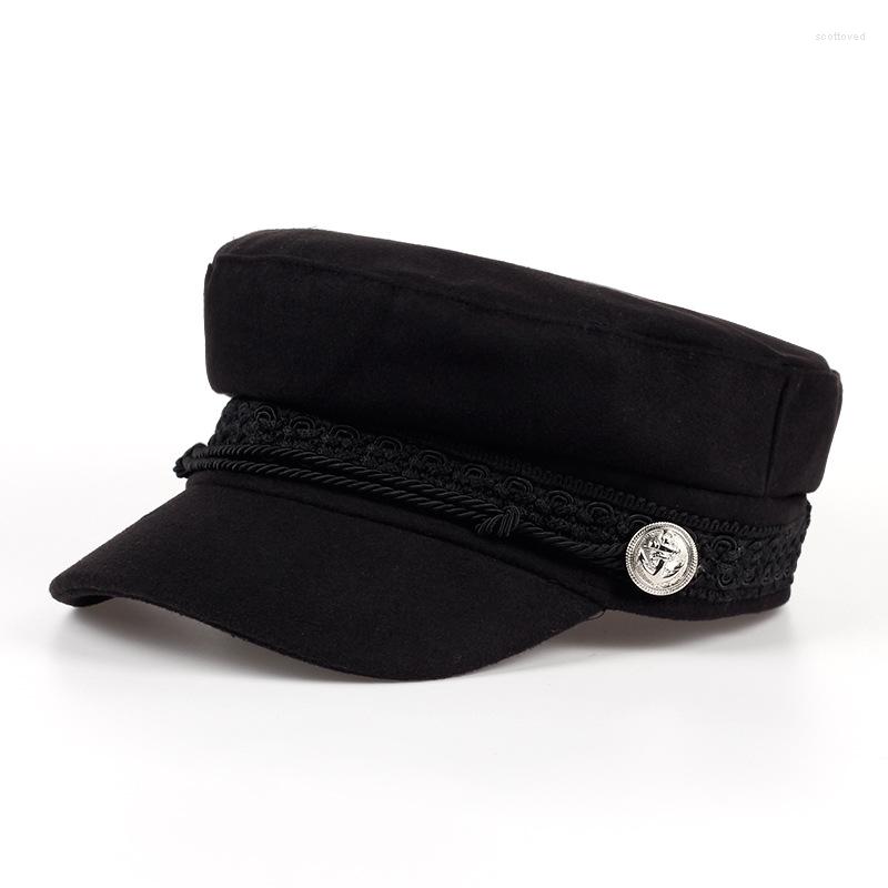 Berets Winter Lace Military Hat Flat Top Trucker Baseball Hats For Women And Men Unisex Octagonal Caps, Black
Berets Winter Lace Military Hat Flat Top Trucker Baseball Hats For Women And Men Unisex Octagonal Caps, Black