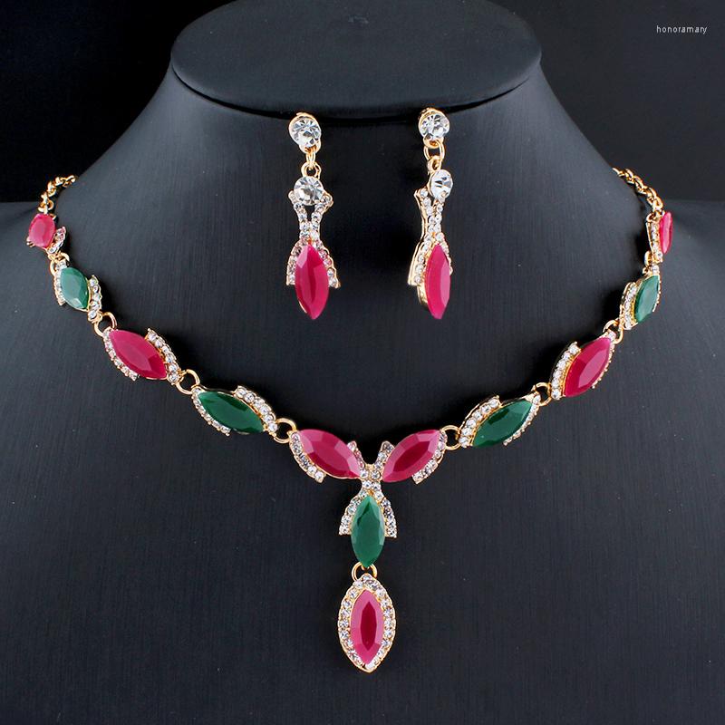 Necklace Earrings Set Jiayijiaduo For Women Dresses Jewelry Accessories 4 Color Gifts Drop Bijoux Pour Femme, Picture shown
Necklace Earrings Set Jiayijiaduo For Women Dresses Jewelry Accessories 4 Color Gifts Drop Bijoux Pour Femme, Picture shown