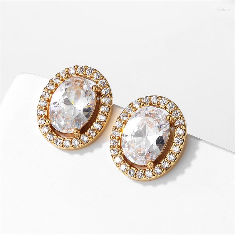 Stud Earrings Classic Geometric Shaped Cubic Zirconia Gold Color Copper Earring For Women Exquisite Dinner Wedding Jewelry
Stud Earrings Classic Geometric Shaped Cubic Zirconia Gold Color Copper Earring For Women Exquisite Dinner Wedding Jewelry