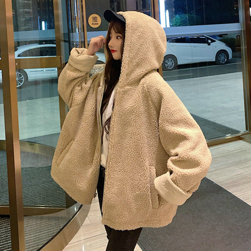 Women's Down Parkas Women Oversized Hooded Thick Coat Ladies Soft Kawaii Jackets Double Sided Outerwear Autumn Winter Warm Long Sleeve Tops 221207, Khaki
Women's Down Parkas Women Oversized Hooded Thick Coat Ladies Soft Kawaii Jackets Double Sided Outerwear Autumn Winter Warm Long Sleeve Tops 221207, Khaki