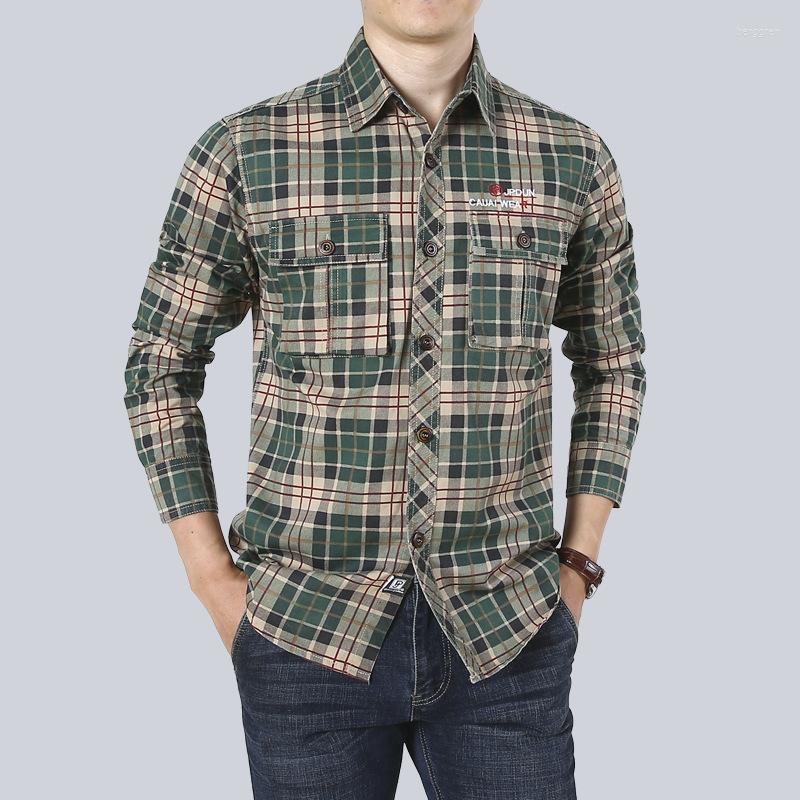 Men's Dress Shirts 2022 Long Sleeved Shirt Men's Fit Spring And Autumn Leisure Outdoor Pure Cotton Plaid Work Wash Coat, Xl
Men's Dress Shirts 2022 Long Sleeved Shirt Men's Fit Spring And Autumn Leisure Outdoor Pure Cotton Plaid Work Wash Coat, Xl
