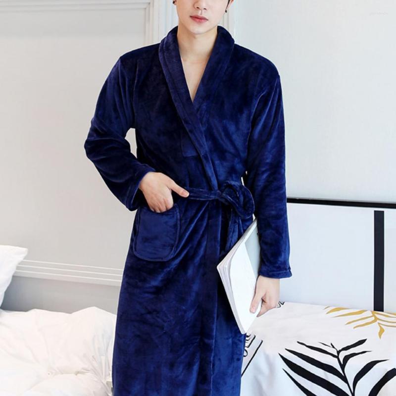 Men's Sleepwear Women Men Bathrobe Coral Fleece Belt Bathing Unisex Pockets Winter Nightgown For Home, Black
Men's Sleepwear Women Men Bathrobe Coral Fleece Belt Bathing Unisex Pockets Winter Nightgown For Home, Black