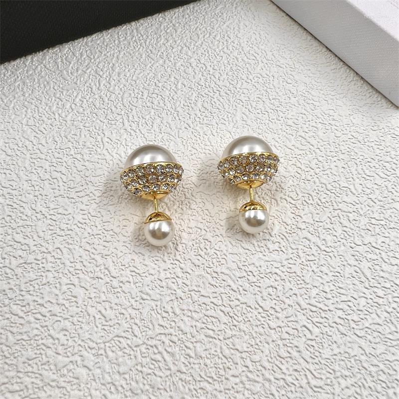 Stud Earrings Luxury Fashion Retro French Celi Golden For Women 2022 Simple Jewelry Arc De Triomphe Birthday Gift