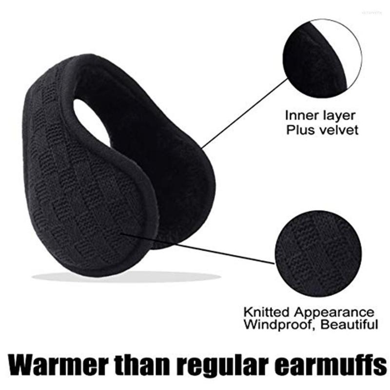 Berets Unisex Winter Knitted Ear Warmers Foldable Warm Earmuffs For Outdoor Skiing Riding MAEA99, Black
Berets Unisex Winter Knitted Ear Warmers Foldable Warm Earmuffs For Outdoor Skiing Riding MAEA99, Black