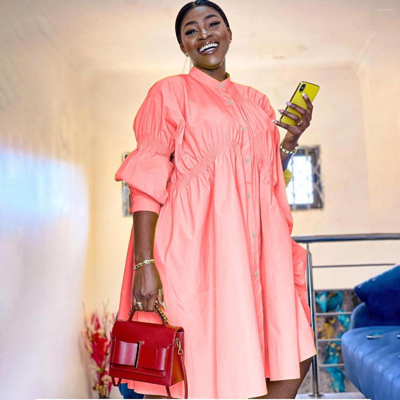 Casual Dresses Women Long Sleeve Office Dress Sexy Cotton Pleated Loose Plus Size 2022 Spring Stand Collar Single Breasted, Pink
Casual Dresses Women Long Sleeve Office Dress Sexy Cotton Pleated Loose Plus Size 2022 Spring Stand Collar Single Breasted, Pink