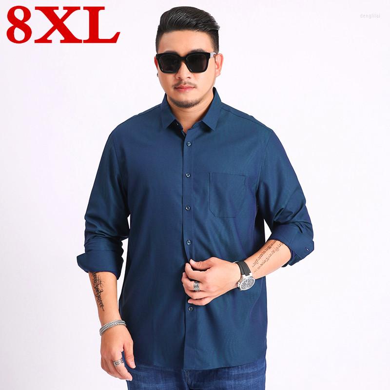 Men's Casual Shirts 8XL 2022 Plus Size 7XL 6XL High Quality Classic Business Men's Long Sleeve Turndown Collar Big Shirt, Blue
Men's Casual Shirts 8XL 2022 Plus Size 7XL 6XL High Quality Classic Business Men's Long Sleeve Turndown Collar Big Shirt, Blue