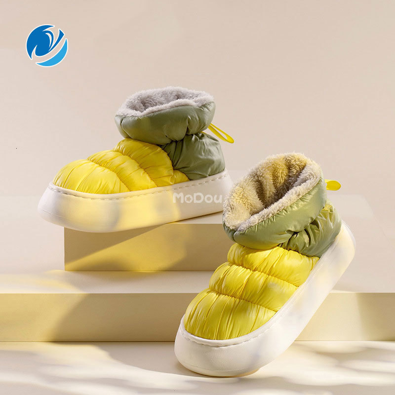 Slippers Mo Dou Warm Women Snow Boots Winter Style Mens Cotton Indoor Outdoor High Top Plush Lining Shoes Drop Shop 221208, Gray-02
Slippers Mo Dou Warm Women Snow Boots Winter Style Mens Cotton Indoor Outdoor High Top Plush Lining Shoes Drop Shop 221208, Gray-02