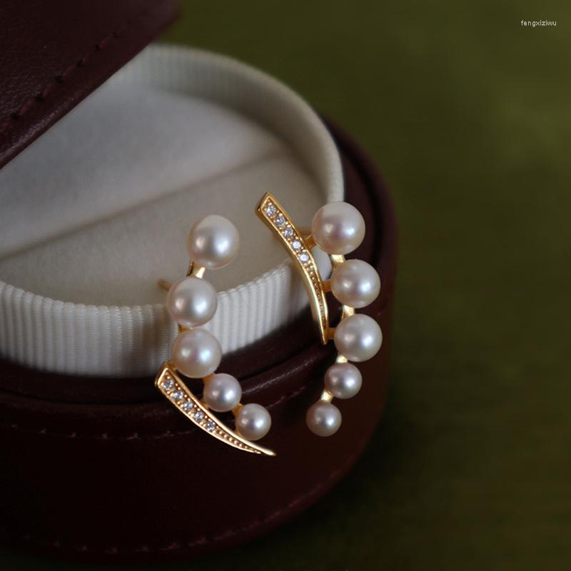 Stud Earrings DEAR-LIFE Asymmetric Pearl French Elegant Vintage Light Luxury Accessories
Stud Earrings DEAR-LIFE Asymmetric Pearl French Elegant Vintage Light Luxury Accessories