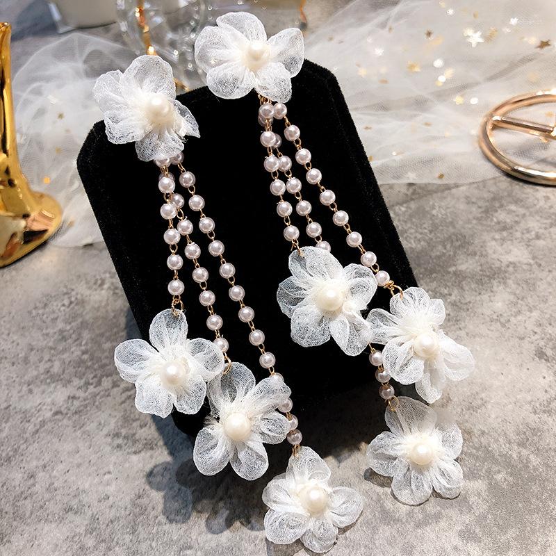 Dangle Earrings Dominated 2022 Lace Flower Long Pearl Tassel Contracted Women Temperament Drop Fashion Jewelry
Dangle Earrings Dominated 2022 Lace Flower Long Pearl Tassel Contracted Women Temperament Drop Fashion Jewelry