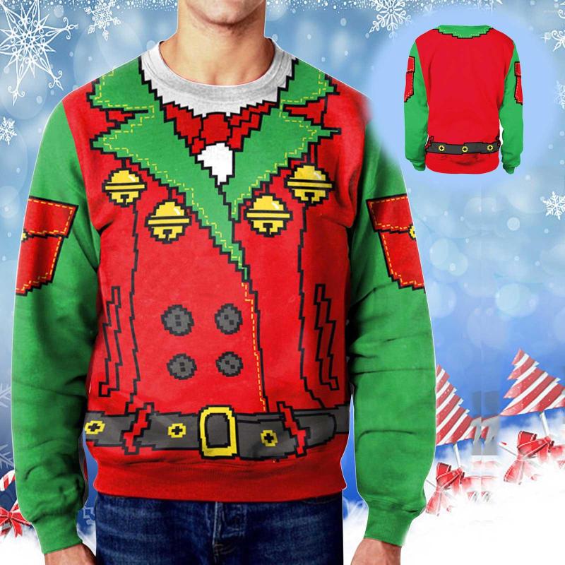 Men's Hoodies Winter Christmas Funny Santa Print Fashion Warm Long-sleeved Sweatshirt Hip Hop Pullover Tops Ropa Navidad 2022, Red
Men's Hoodies Winter Christmas Funny Santa Print Fashion Warm Long-sleeved Sweatshirt Hip Hop Pullover Tops Ropa Navidad 2022, Red