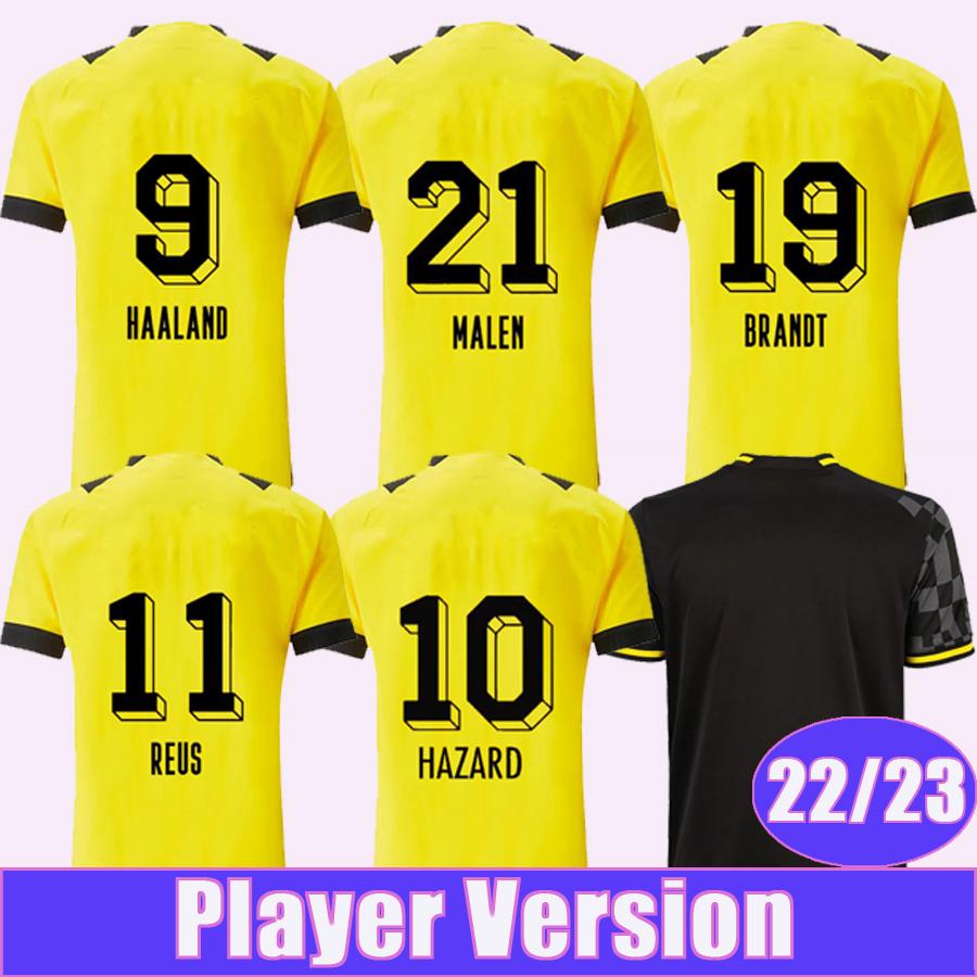22 23 REUS HAZARD HAALAND Player Version Soccer Jerseys BRANDT MALEN REYNA BELLINGHAM MEUNIER KAMARA Home Away 3rd Football Shirts, Qy8650 22 23 home no patch
22 23 REUS HAZARD HAALAND Player Version Soccer Jerseys BRANDT MALEN REYNA BELLINGHAM MEUNIER KAMARA Home Away 3rd Football Shirts, Qy8650 22 23 home no patch