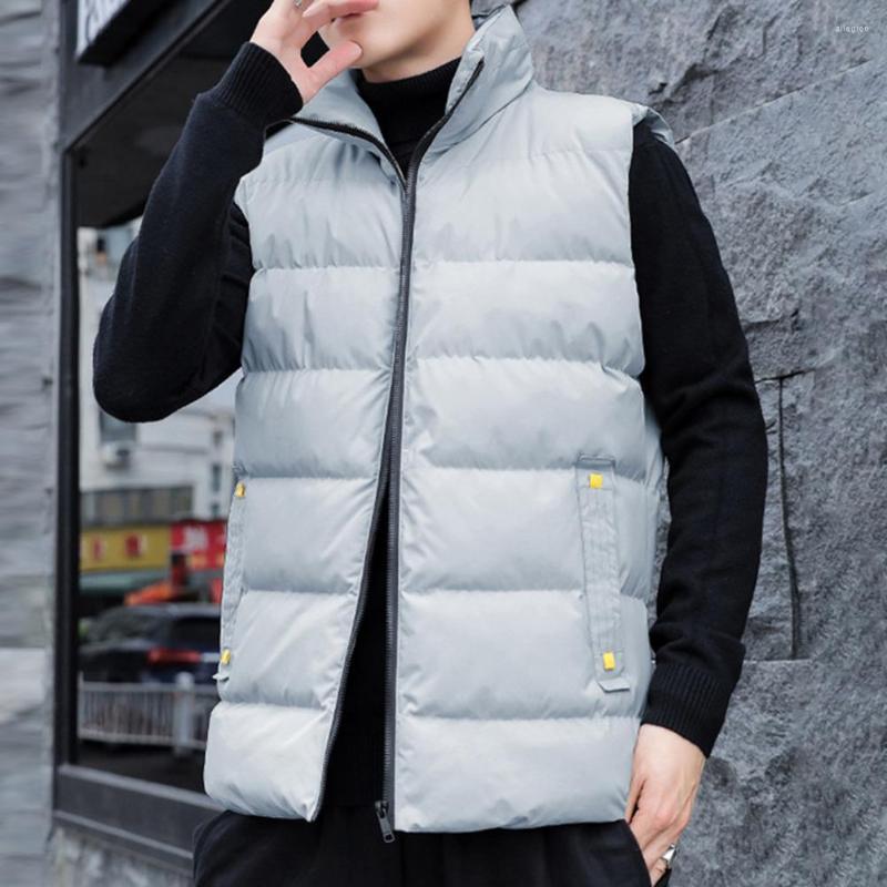 Men's Vests Thickened Comfy Coldproof Autumn Winter Solid Color Stand Collar Plus Size Down Cotton Vest Jacket Daily Clothing, Black
Men's Vests Thickened Comfy Coldproof Autumn Winter Solid Color Stand Collar Plus Size Down Cotton Vest Jacket Daily Clothing, Black