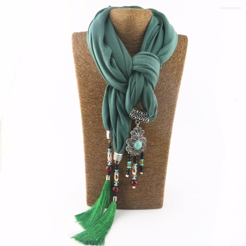 Scarves Fashion Polyester Cotton Ceramic Beads Resin Pendant Ethnic Tassel Alloy Parts Jewelry Scarf Necklace Women Solid Scarve
Scarves Fashion Polyester Cotton Ceramic Beads Resin Pendant Ethnic Tassel Alloy Parts Jewelry Scarf Necklace Women Solid Scarve