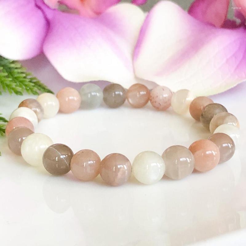 Link Bracelets MG1112 8MM Mixed Moonstone Bracelet Healing Crystal Energy Emotional Fertility Feminine Jewelry
Link Bracelets MG1112 8MM Mixed Moonstone Bracelet Healing Crystal Energy Emotional Fertility Feminine Jewelry