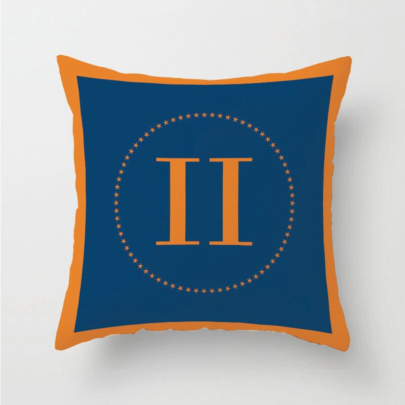 Pillow Case Decorative Luxury Designer Fashion Square Cushion Sofa Pillows Letter Printed Home Textiles Pillowcase 26W0117