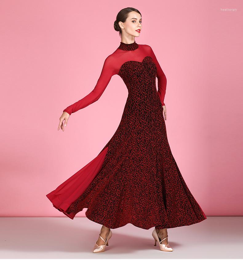 Stage Wear Ballroom Dance Dresses For Dancing Viennese Waltz Dress Rumba Back Perspective Splicing Long Sleeve, Black
Stage Wear Ballroom Dance Dresses For Dancing Viennese Waltz Dress Rumba Back Perspective Splicing Long Sleeve, Black