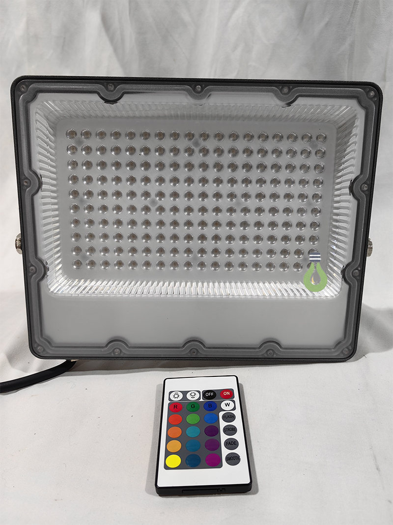 LED Flood Lights RGB 16 Color Changing 10W 20W 30W 50W 100W 150W 200W Outdoor IP65 Waterproof for Garden Stage Lighting