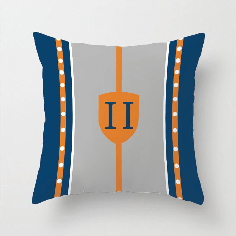 Pillow Case Decorative Luxury Designer Fashion Square Cushion Sofa Pillows Letter Printed Home Textiles Pillowcase 26W0117