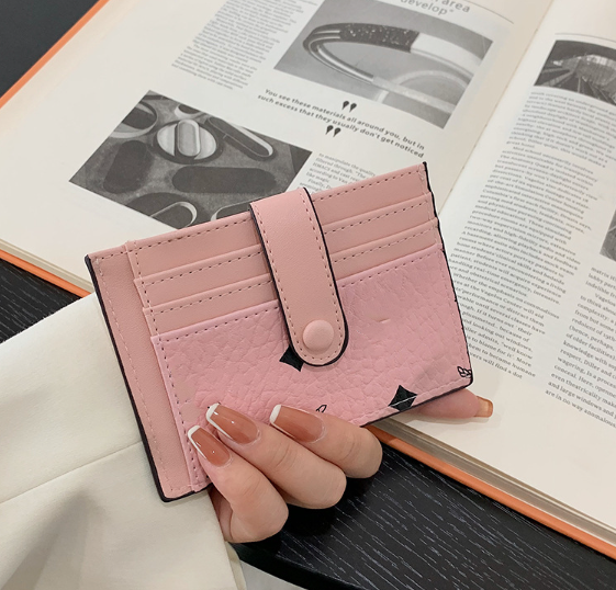Wallet Card Holder Exquisite Autumn and Winter Simplicity Buckle Small Card Holder New Bank Card Bag, 12.5*8.5*1cm
Wallet Card Holder Exquisite Autumn and Winter Simplicity Buckle Small Card Holder New Bank Card Bag, 12.5*8.5*1cm