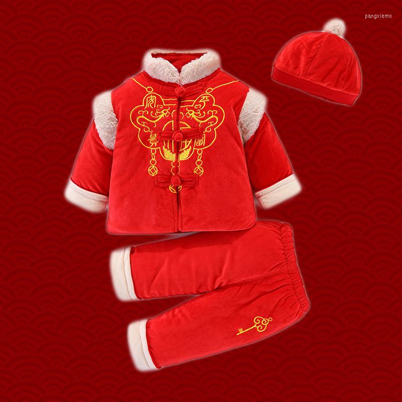 Ethnic Clothing 2022 Baby Chinese Traditional Suit For Girls Boys Tang Embroidery Hanfu Year Outfit Red Winter Thick
Ethnic Clothing 2022 Baby Chinese Traditional Suit For Girls Boys Tang Embroidery Hanfu Year Outfit Red Winter Thick