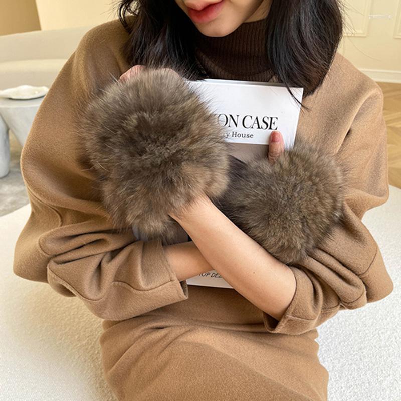 Five Fingers Gloves Women's Real Knitted Lady's Fashion Winter Thick Warm Natural Mittens S2912
Five Fingers Gloves Women's Real Knitted Lady's Fashion Winter Thick Warm Natural Mittens S2912